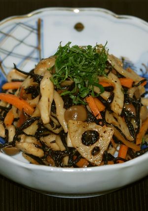 芽ひじきとレンコンの梅酢炒め-レシピのメイン写真