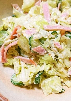 キャベツのごまマヨわさびサラダ-レシピのメイン写真