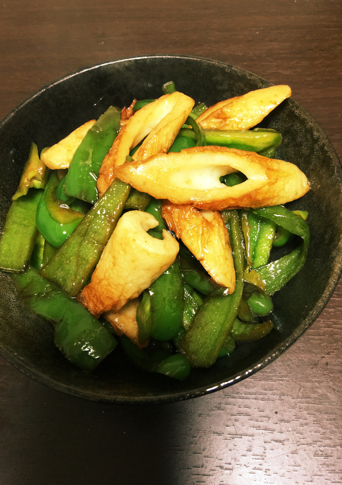 ピーマンとちくわの胡麻油炒め-レシピのメイン写真