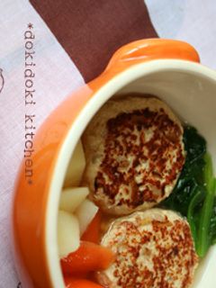 和風煮込み♡高野豆腐ハンバーグ-レシピのメイン写真