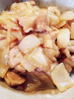 鶏肉と玉ねぎの甘醤油煮-レシピのメイン写真