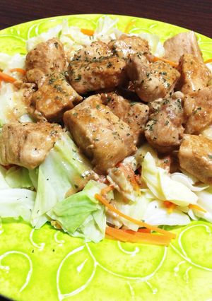 簡単 鶏肉のスタミナマヨ炒め-レシピのメイン写真