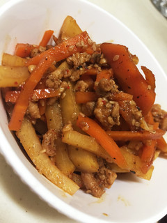 ご飯が進むよ♡大根で韓国風キンピラ♡-レシピのメイン写真