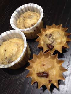 トースターで焼く☆チョコバナナマフィン-レシピのメイン写真