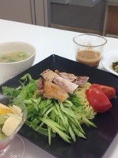 グリルチキンの冷やし中華-レシピのメイン写真