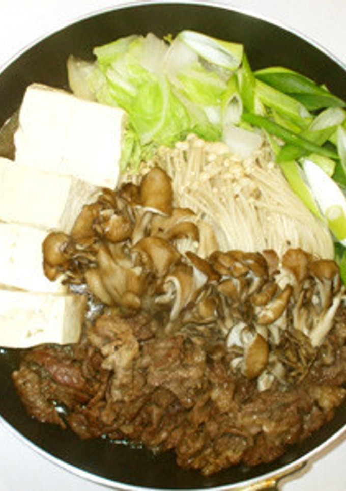 牛肉のすき焼き風煮物♪すきやきの作り方-レシピのメイン写真