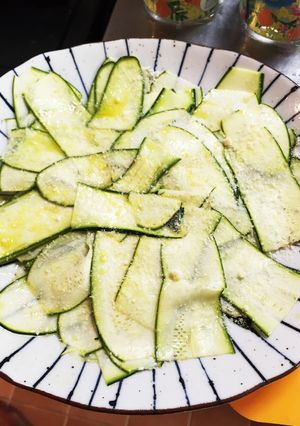 簡単！ズッキーニのカルパッチョ-レシピのメイン写真