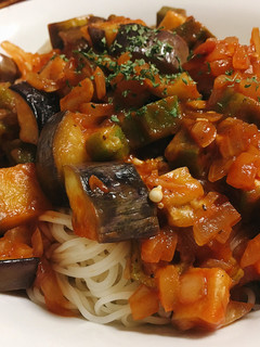 簡単!適当!夏野菜deズボラ素麺-レシピのメイン写真