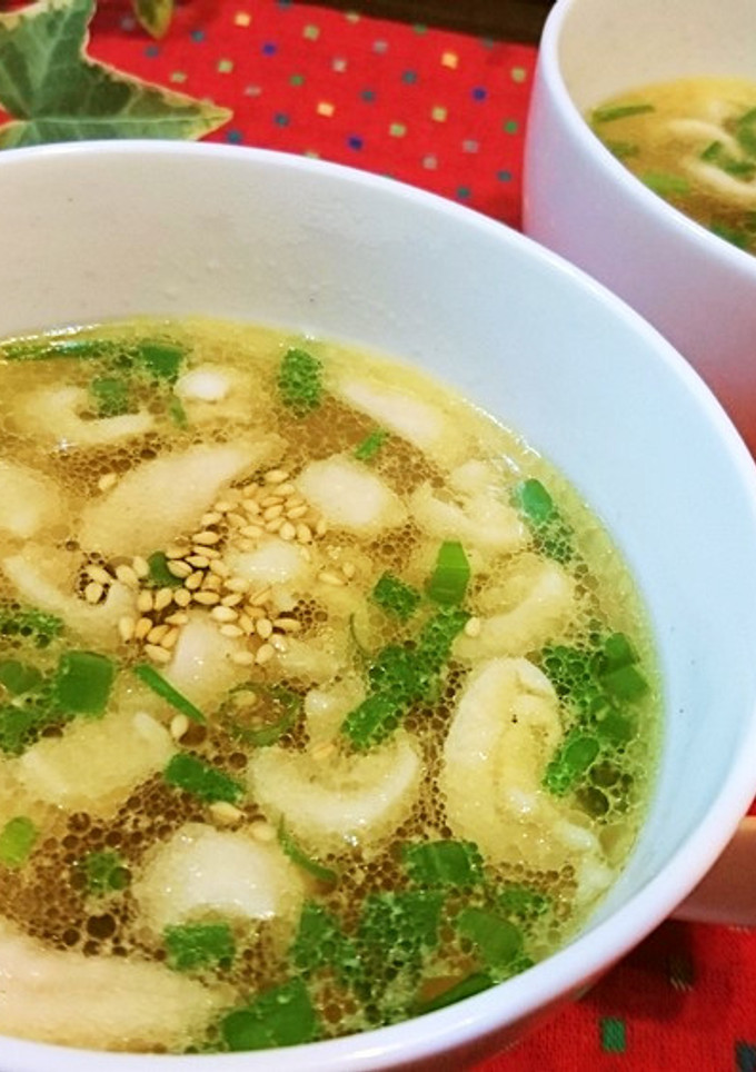 こってり★コク旨★でも節約【鶏皮スープ】-レシピのメイン写真