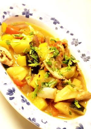 夏野菜のフルーティ甘酢チキン-レシピのメイン写真