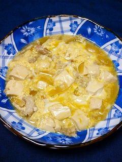 簡単!肉豆腐の卵とじ-レシピのメイン写真