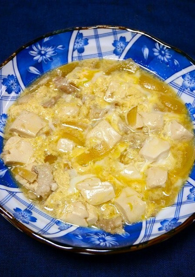 簡単！肉豆腐の卵とじ-レシピのメイン写真