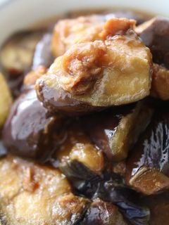 ツナとナスの味噌煮 ごはんがススムくん♪-レシピのメイン写真