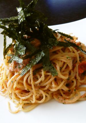 新定番☆たっぷり青じそ　明太子パスタ☆-レシピのメイン写真