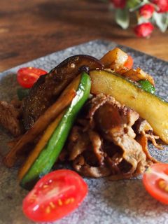 夏野菜バルサミコいため(⊙ꇴ⊙)-レシピのメイン写真