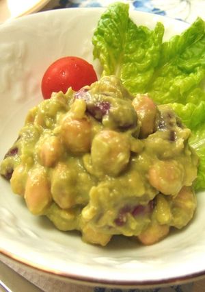 ヘルシーな豆とアボカドのクリーミーサラダ-レシピのメイン写真