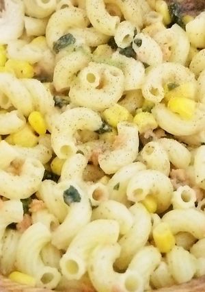【簡単】鮭ごまドレのマカロニサラダ-レシピのメイン写真