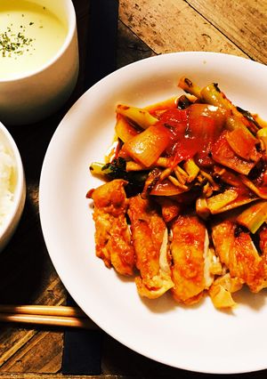野菜たっぷり鶏肉のトマト煮込み-レシピのメイン写真