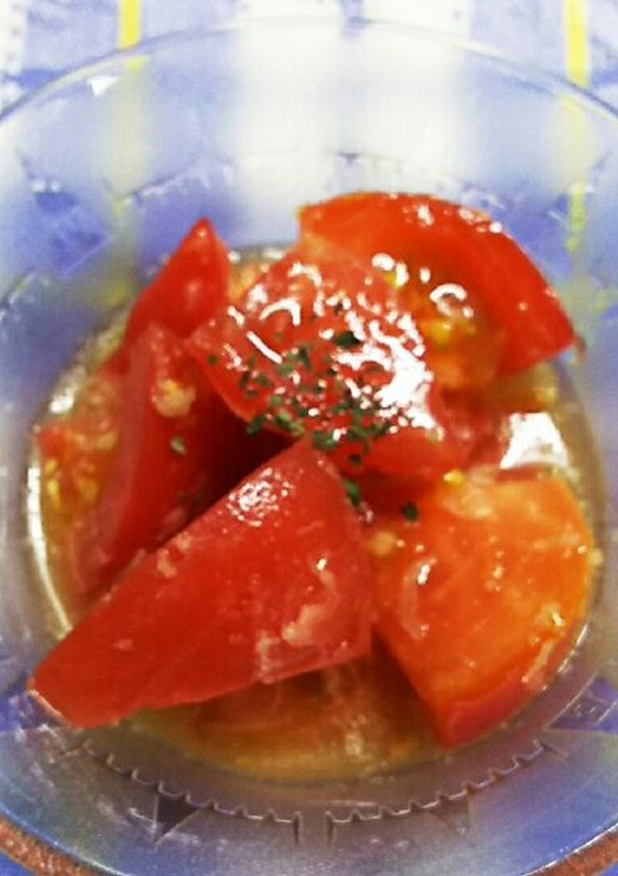 簡単トマトの塩ダレ漬け-レシピのメイン写真