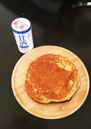 赤ちゃんから大人まで人気の甘酒パンケーキ-レシピのメイン写真