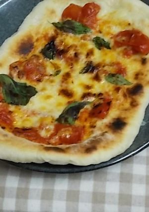 魚焼きグリルで作る！　本格手作りピザ-レシピのメイン写真