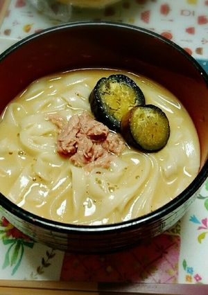 豆乳とツナでまろやか冷うどん♪-レシピのメイン写真