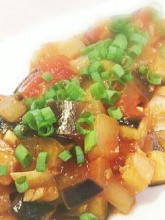 イタリアン風**鯖のトマトソースがけ-レシピのメイン写真