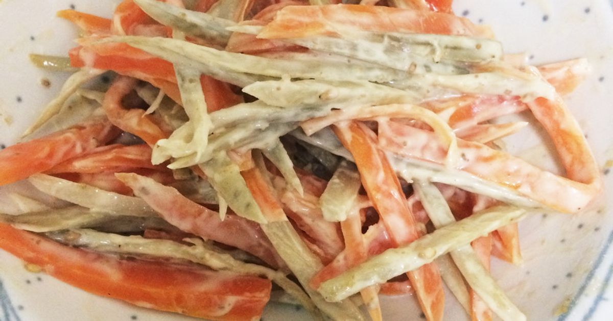 基本からアレンジまで！思わずつくりたくなる「ごまだれドレッシング ごぼうサラダ」のレシピ集 | クックパッド