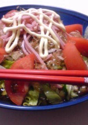 さっぱりサラダそうめん-レシピのメイン写真