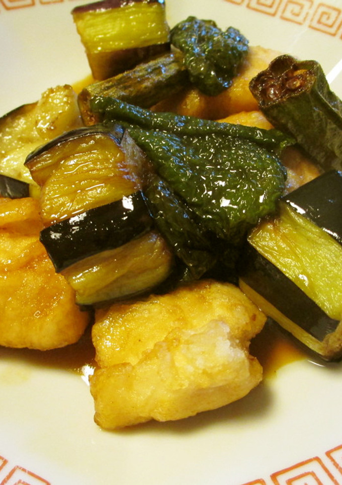 夏野菜☆ささみの揚げ浸し-レシピのメイン写真