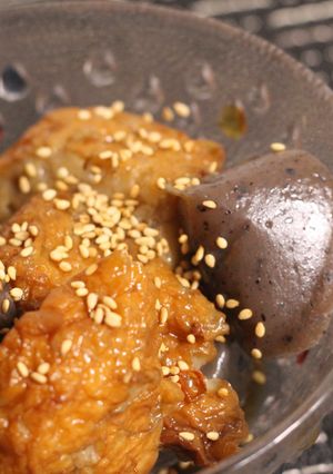 こんにゃくとさつま揚げの簡単煮。-レシピのメイン写真