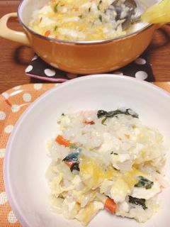 食欲がないときに♡栄養たっぷり雑炊-レシピのメイン写真