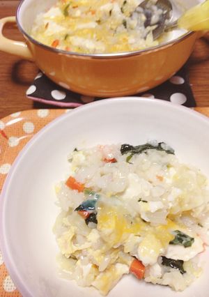 食欲がないときに♡栄養たっぷり雑炊-レシピのメイン写真