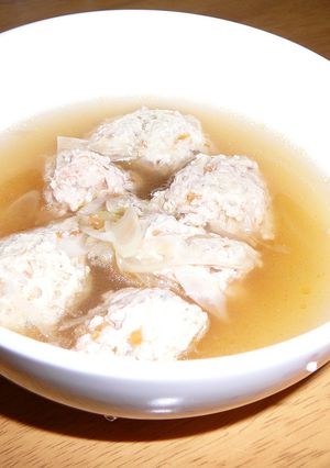 鶏団子スープ-レシピのメイン写真