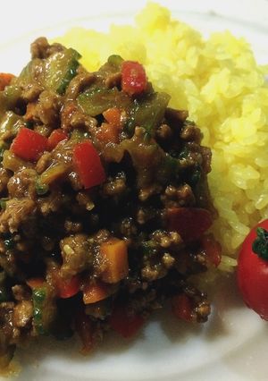 大人の夏！ゴーヤのキーマカレー-レシピのメイン写真