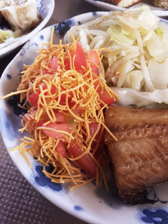 簡単☆トマトとパリパリサラダ麺和え-レシピのメイン写真
