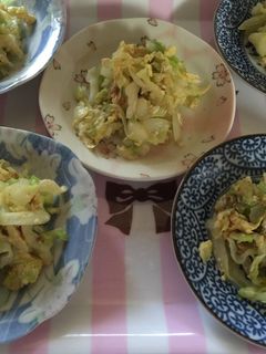 簡単☆キャベツと卵の焼肉のタレ炒め-レシピのメイン写真
