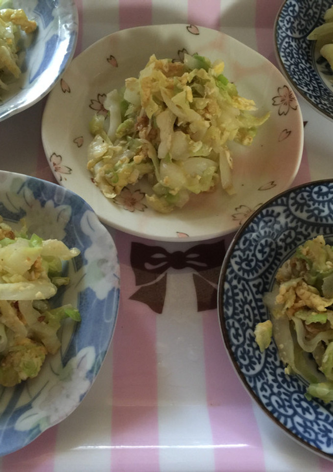 簡単☆キャベツと卵の焼肉のタレ炒め-レシピのメイン写真