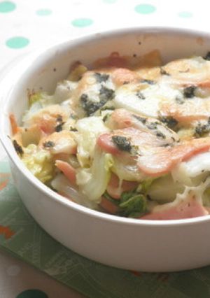 白菜とウインナーのチーズ焼き-レシピのメイン写真
