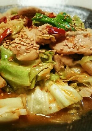 生姜焼き用で♪ボリューム肉みそキャベツ-レシピのメイン写真