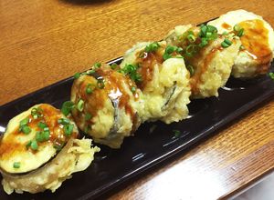 【簡単☆】なすのはさみ揚げ甘酢あんがけ-レシピのメイン写真
