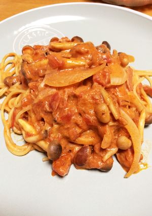 栄養満点 簡単ツナのトマトソースパスタ-レシピのメイン写真