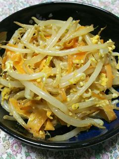もやしとにんじんの玉子炒め-レシピのメイン写真