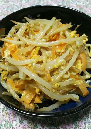 もやしとにんじんの玉子炒め-レシピのメイン写真