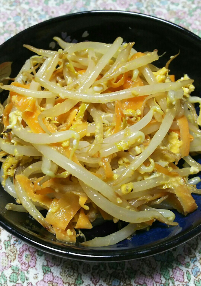 もやしとにんじんの玉子炒め-レシピのメイン写真