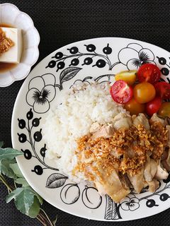 炊飯器で 簡単カオマンガイ(海南鶏飯)-レシピのメイン写真