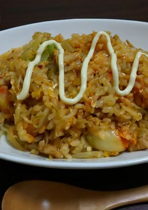 簡単美味しいキムチチャーハン-レシピのメイン写真