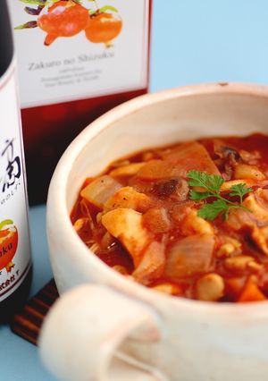 ザクロのトマト煮-レシピのメイン写真