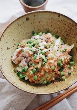 【韓国風】ゴマソースうどん-レシピのメイン写真