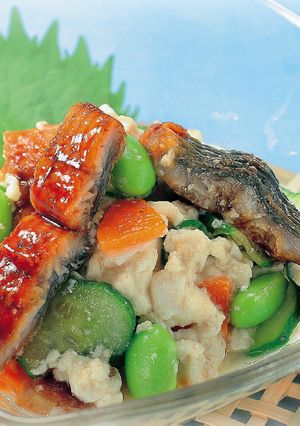 うなぎと豆腐の夏バテ予防サラダ-レシピのメイン写真